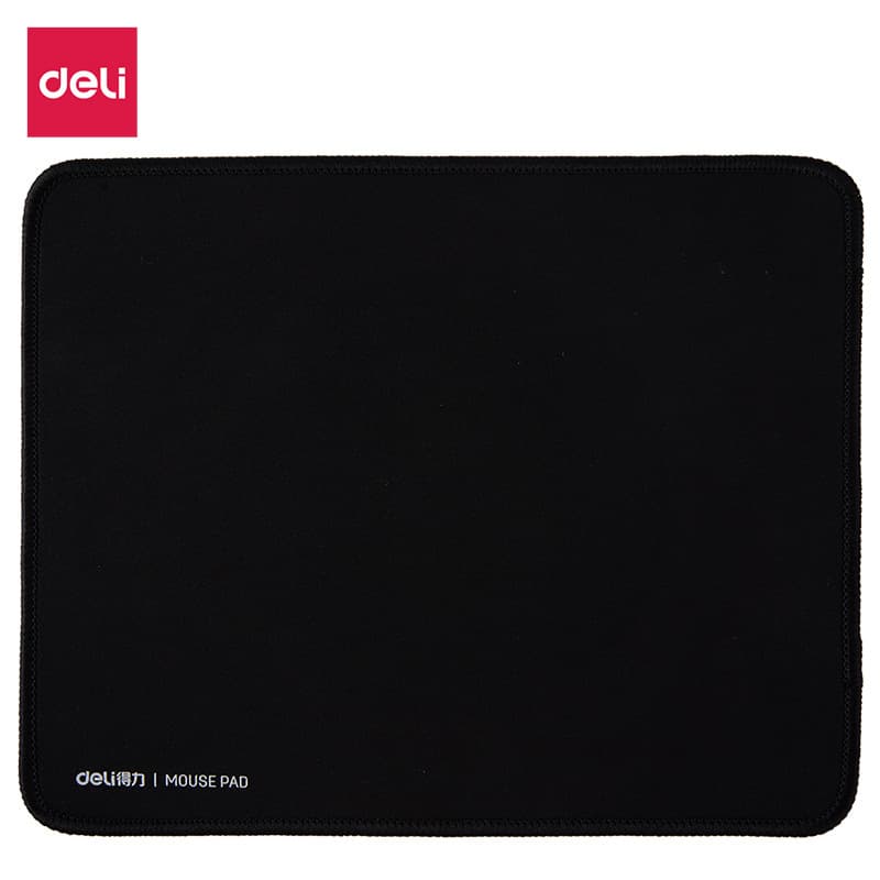 Deli 33188 mouse pad (black) mouse pad rubber anti-slip mouse pad good performance cloth mouse pad competitive game