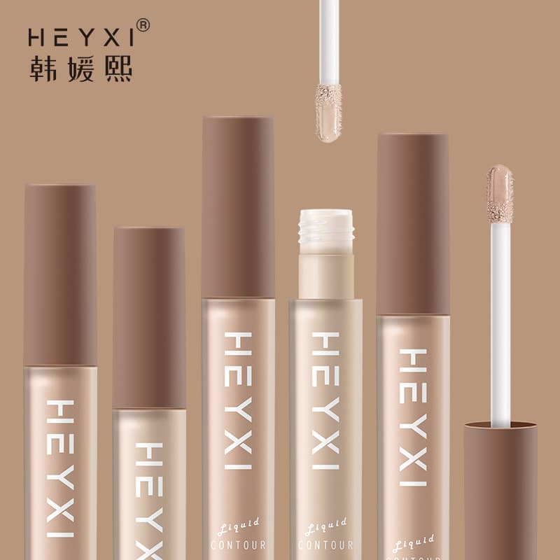 HEYXI Han Yuanxi Water Run Concealer Solution Foundation to Cover Spots, Pockmarks and Dark Circles Not Easy to Take off Makeup 4ML