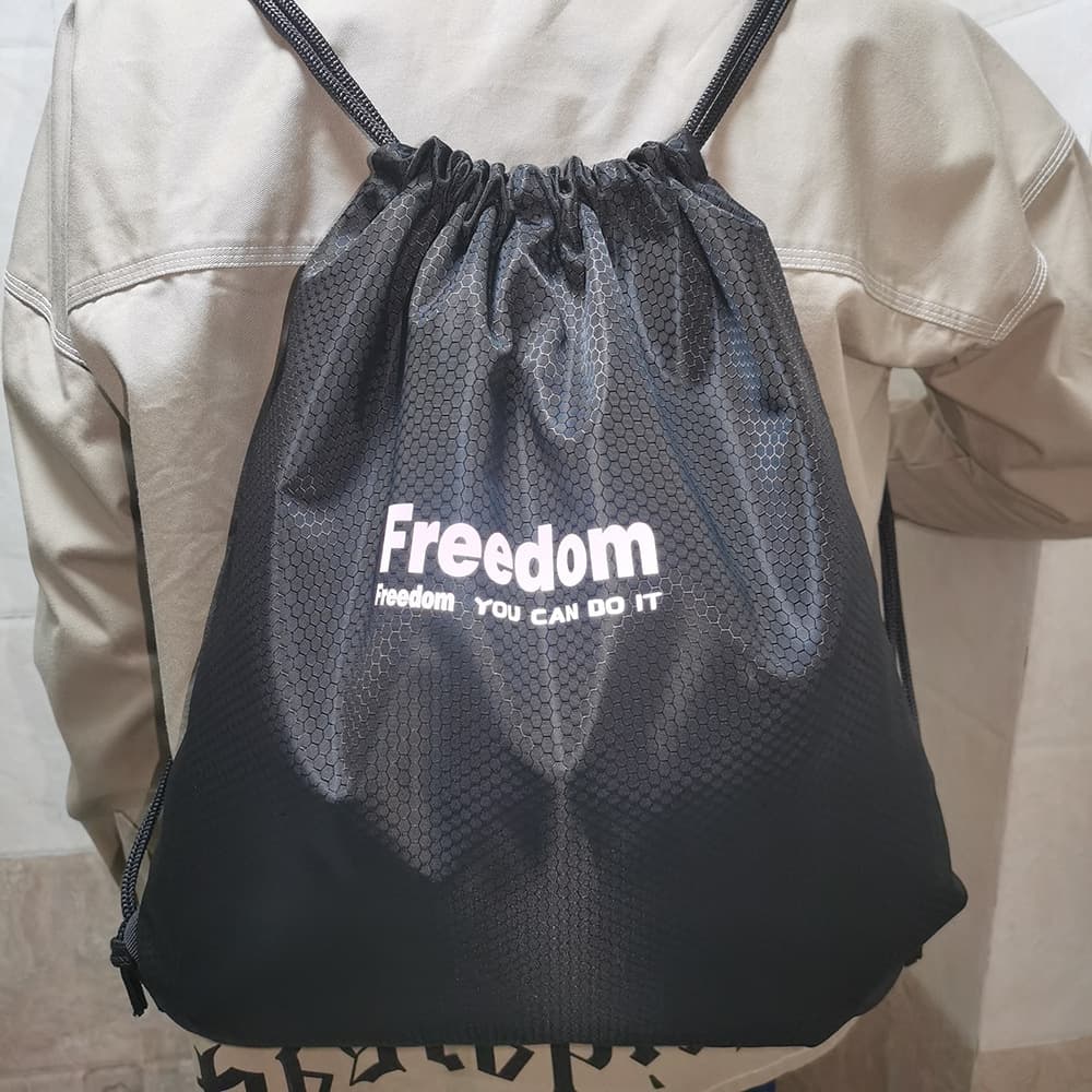 Waterproof Sports Backpack Drawstring Backpack Drawstring Bag Student Basketball Bag Unisex Fitness Storage Backpack Custom