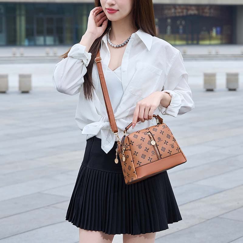 Manufacturer wholesale women's handbag large capacity printed shoulder bag texture internet celebrity fashion crossbody bag women's bag