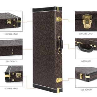 RM Premium Thickened Wooden Electric Guitar Case Bass Case Acoustic Guitar Case Universal Airline Check