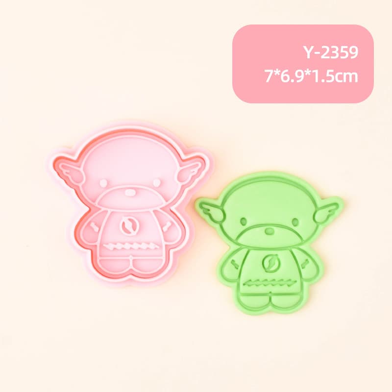 Superhero Series 3D Cookie Cutter Mold Realistic DIY Three-Dimensional Press-Type Cookie Fondant Cutter