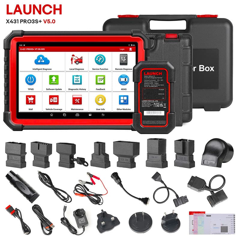 LAUNCH X431PRO3S+ V5.0 USB/WIFI Diagnostic Tool 98% Coverage - Global Version
