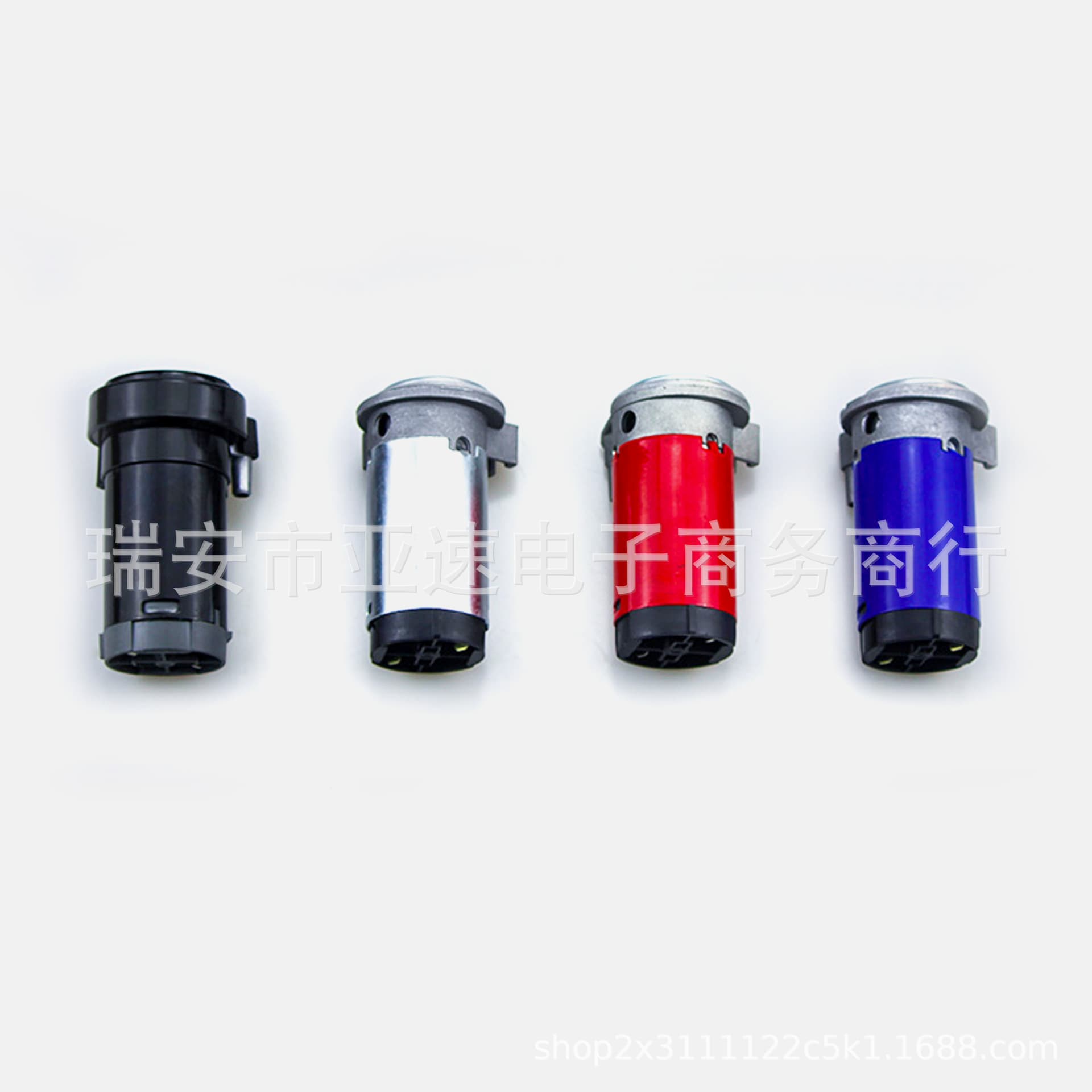 External Motor Copper Wire Air Pump for Trucks Yachts Cars High Pressure Sound Level 105-115 Decibels Red Chrome Blue Black