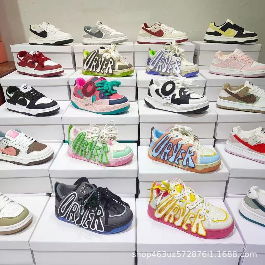 Women's Casual Sneakers, White Canvas Shoes, Couple Spring Versatile Casual Shoes, Clearance Stock, Street Stall Shoes, Export Factory Shoes