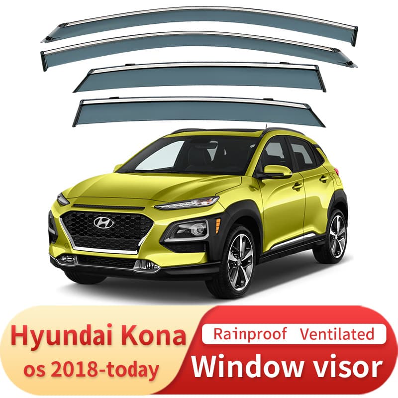 Suitable for modern Hyundai Kona Window visor car window rain shield rain visor rain eyebrow