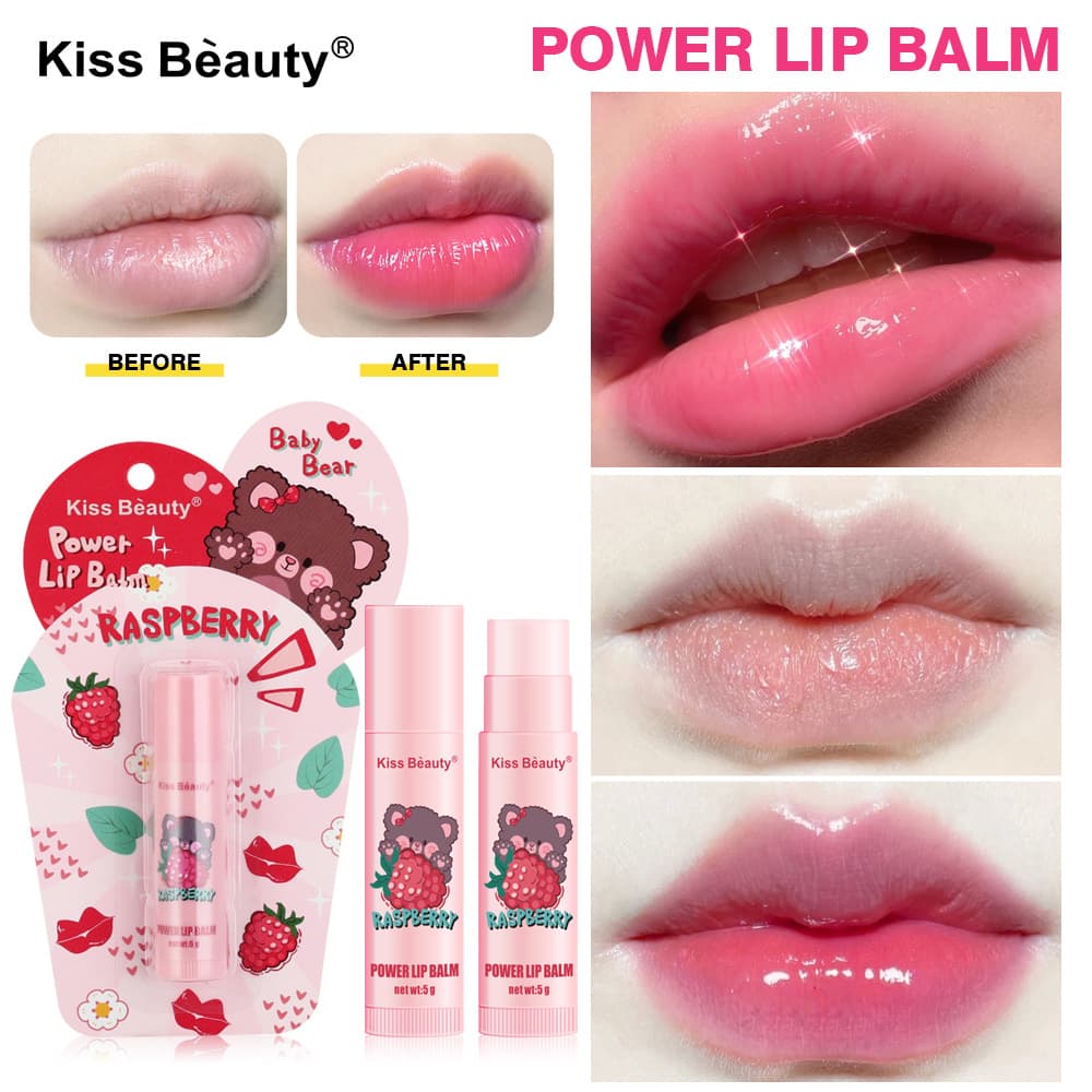 kissbeauty cross-border color-changing lipstick cartoon color-changing lipstick moisturizing and waterproof lipstick warm-changing lipstick