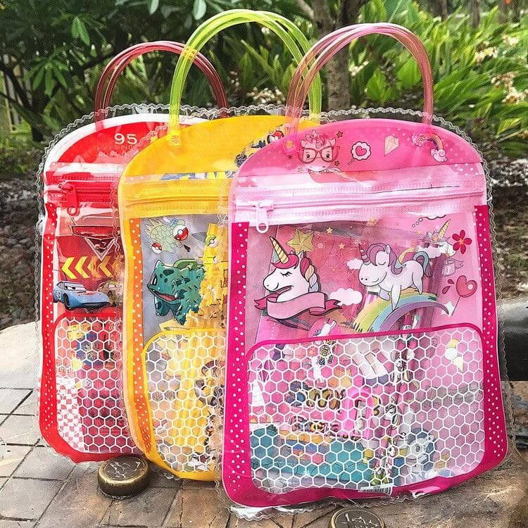 Children's Day Handbag Handheld Stationery Set Gift Box Kindergarten Birthday Gift Primary School Learning Supplies