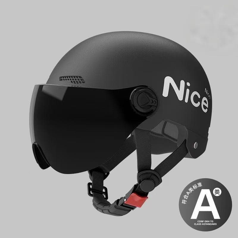 New National Standard 3C Electric Motorcycle Helmet for Men and Women, Electric Bike Riding Summer Sun Protection All-Season Universal Safety Helmet