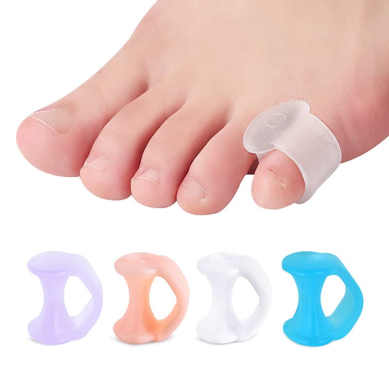 Pinky Toe Bunion Correctors for Overlapping Toes, Tail Toe Clips, Toe Holders, and Anti-Rubbing Sleeves
