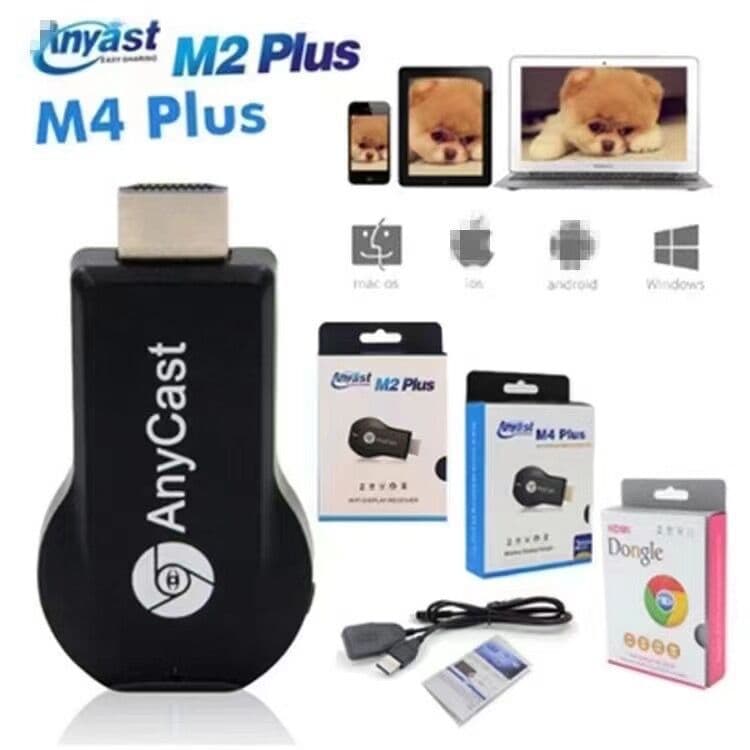 Cross-border mobile WiFi wireless screen mirroring device m2 M4 m9 video player HDMI screen mirroring device anycast