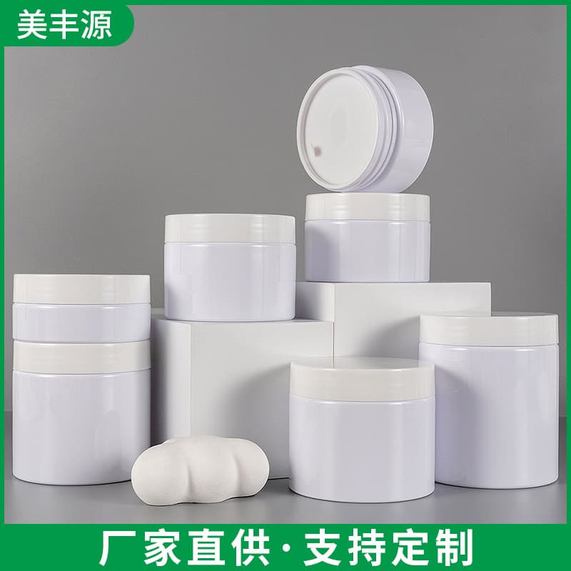 68 teeth 60/80/100/120/150/200/250ml wide mouth PET facial cream bottle, hair mask cream jar