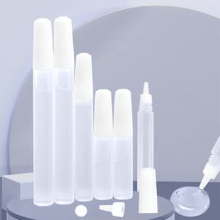 Small DIY 6ml Craft Alcohol Glue, Transparent 10ml 15ml, No-Woven Fabric, Needle Bottle with Inner Plug