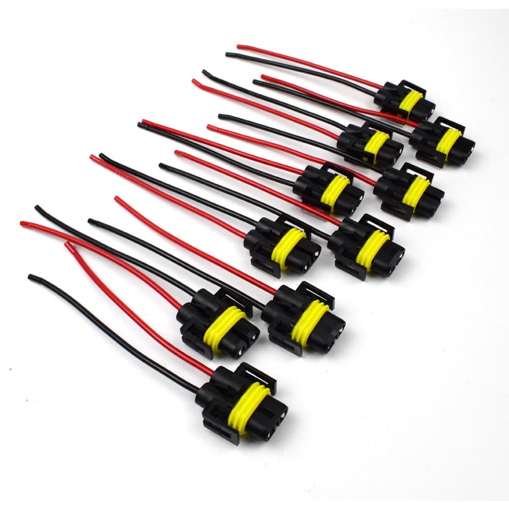 Manufacturer Wholesale Car Fog Lamp H11 Socket Cable Headlight H11/H8/H9 Female Headlight Holder Plug Conversion Cable