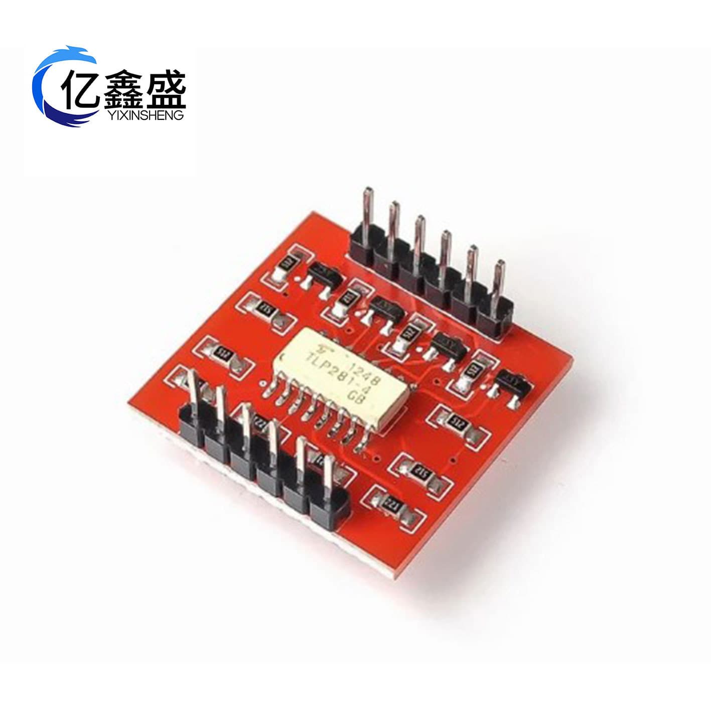 TLP281 4-Channel Optocoupler Isolation Module for High/Low Level Expansion - Electronic Building Block Module