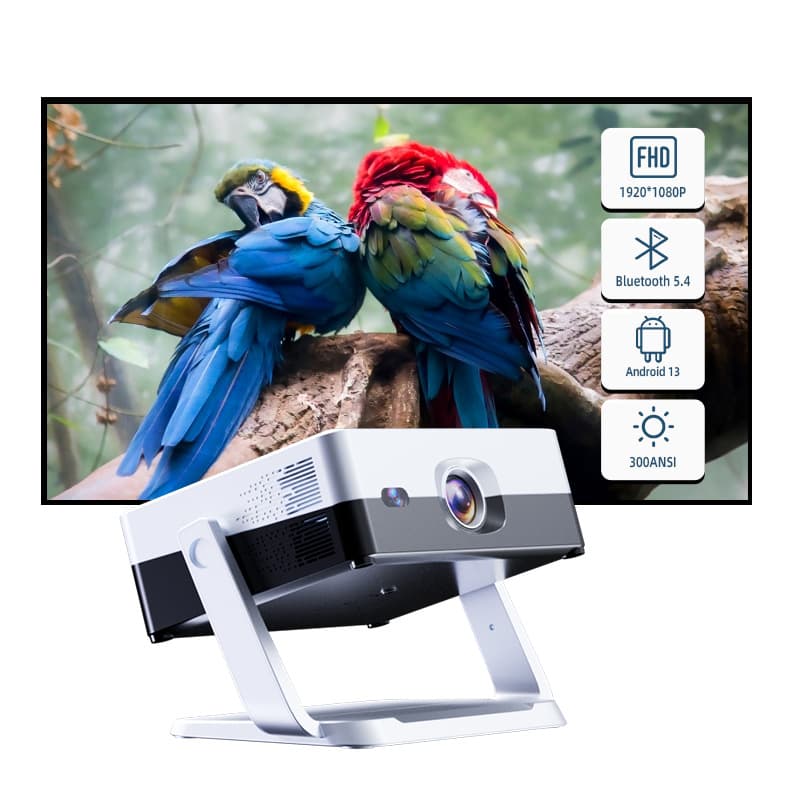 2025 new PTZ projector XH500 home true 1080P ultra high definition smart Android cinema projector