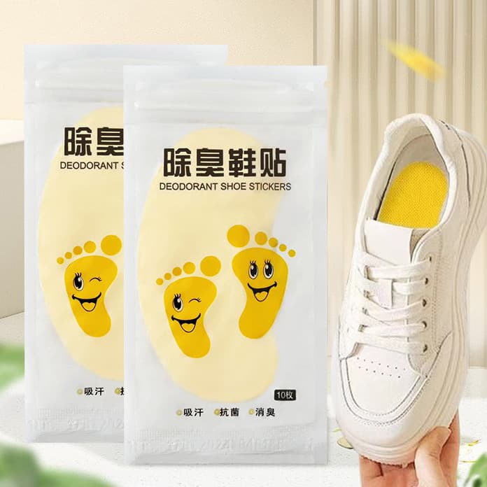 Disposable Portable Foot Odor Removal Pads for Basketball Shoes, Odor and Sweat Absorbing Inserts, Fresh Scented Deodorizer