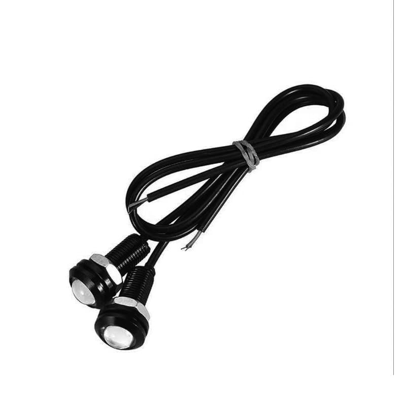 Car LED Light 18MM Eagle Eye Light 9W Ultra-Thin Rogue Screw Reverse Backup Light Super Waterproof Car Light