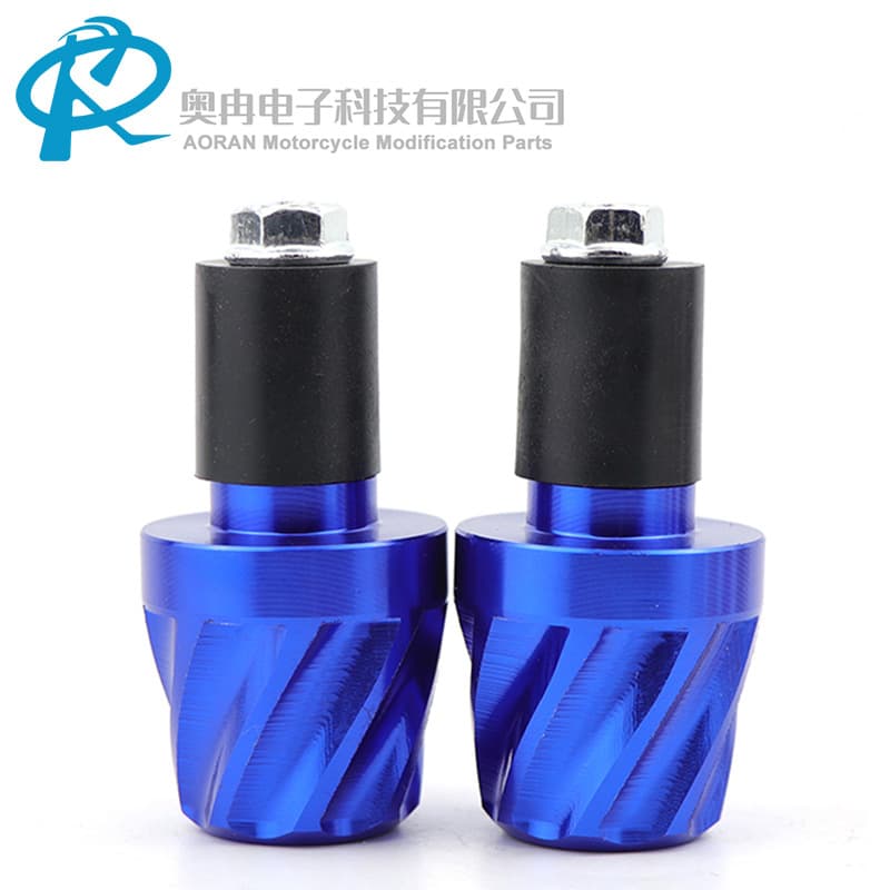 Motorcycle handlebar plug, balance block handle plug, aluminum alloy CNC motorcycle balance plug modification accessories