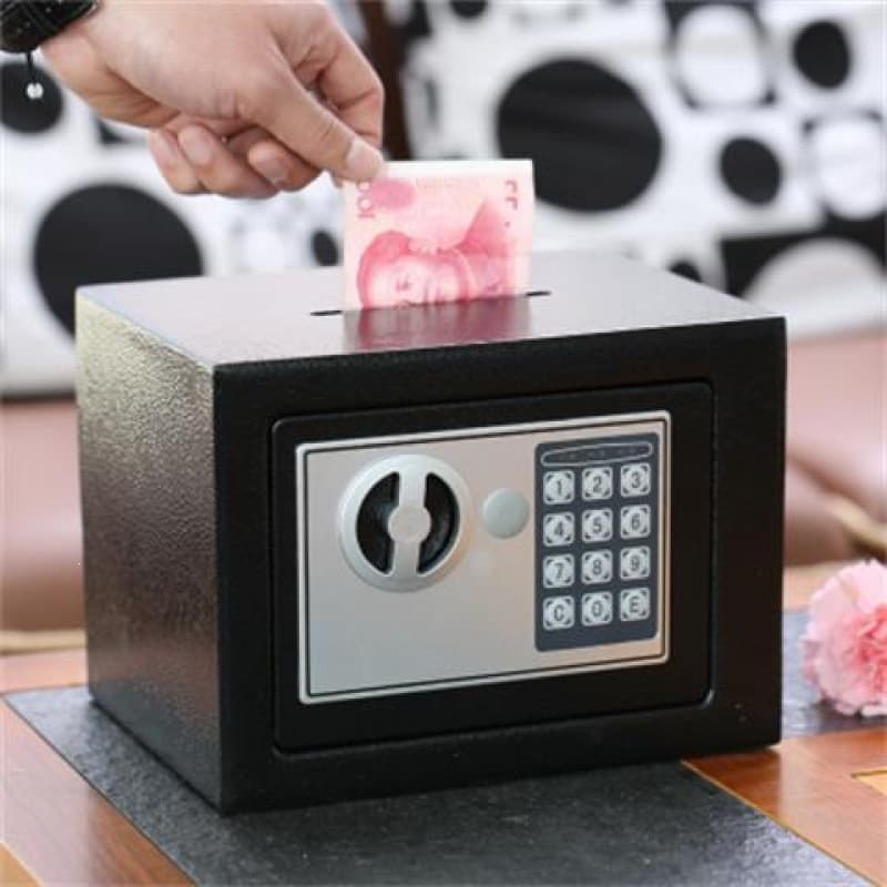 Lockable Small Box Mini Safe 17K In-Wall Leaf Mechanical Type Home Bedroom Safe for Elderly