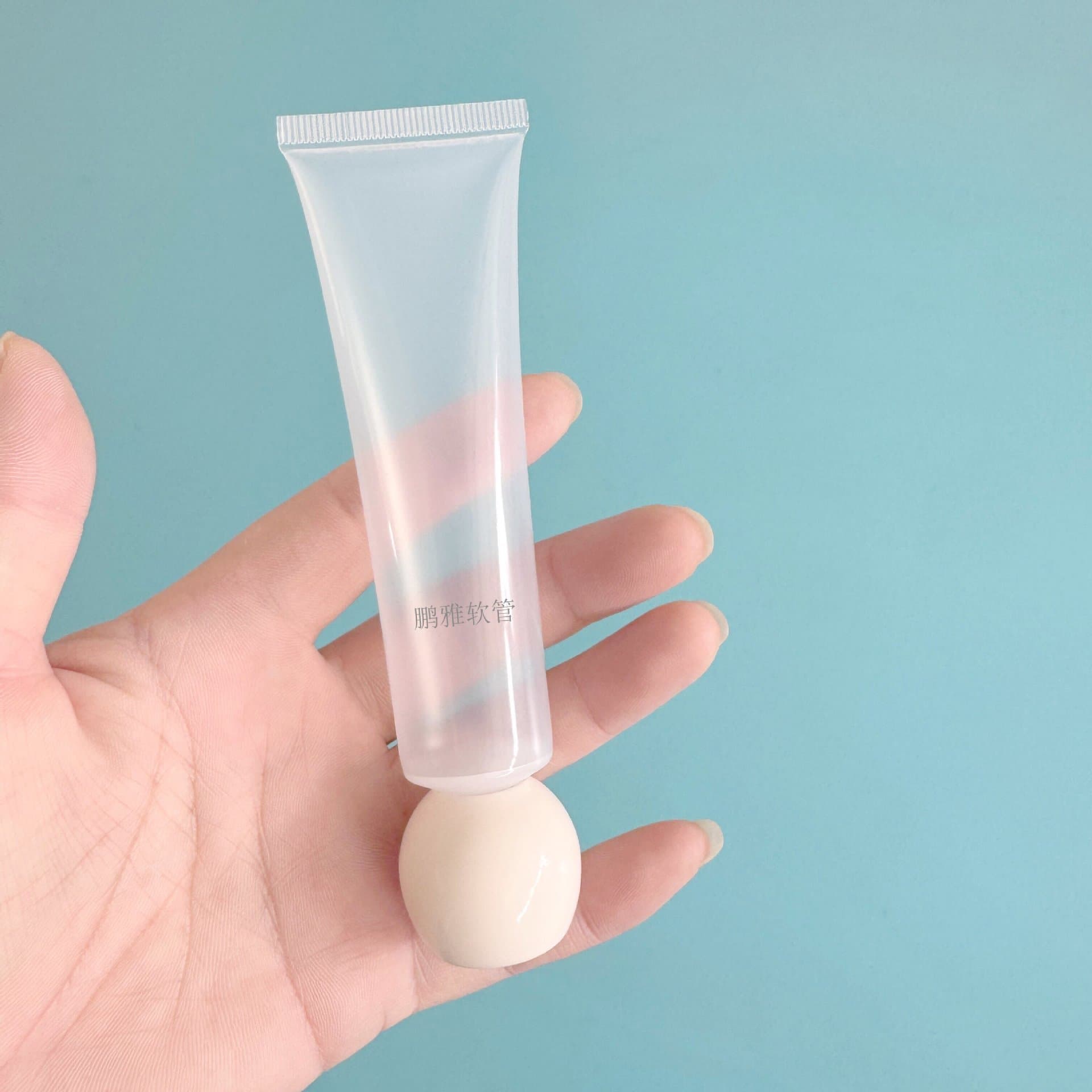 Factory round apple cap soft tube 15ml 30ml cosmetic soft tube plastic squeeze bottle hand cream tube