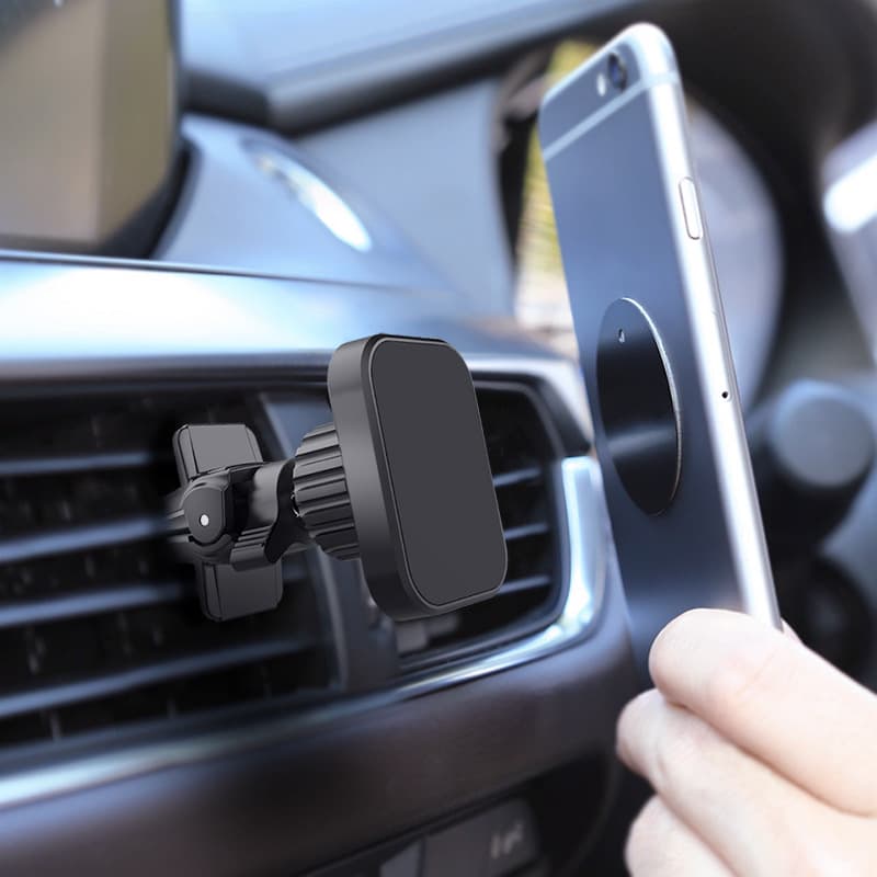 Car Air Conditioner Magnetic Phone Holder Car Mounted Stand Direct Supply Mobile Phone Bracket Telecommunications