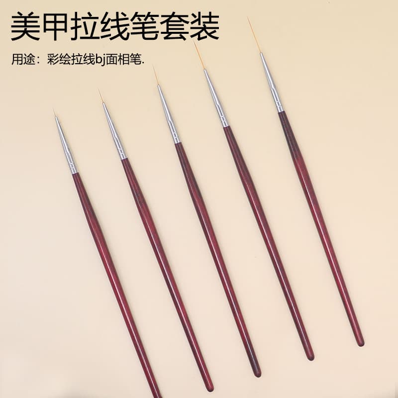 Nail art fine line pen color painting stroke flower pen fine hook line pen bjd facial pen nail art pen wholesale source factory