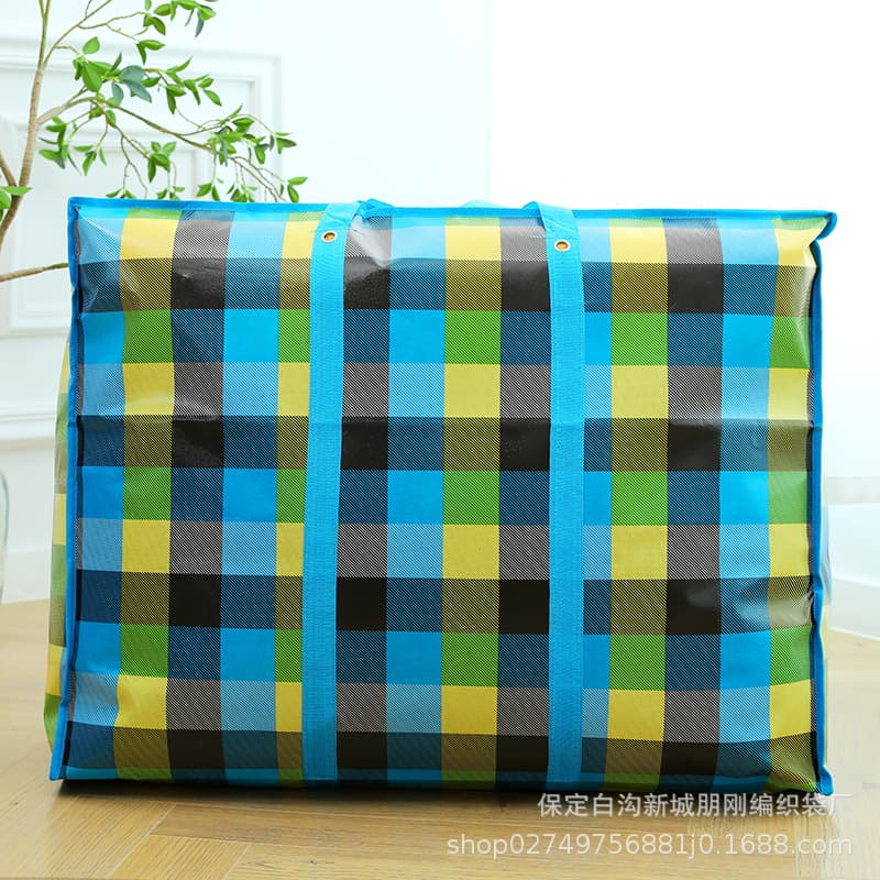 Wholesale Large Capacity Moving Duffle Bag Waterproof Storage Bag Dorm Departure Bag Laminated Luggage Bag