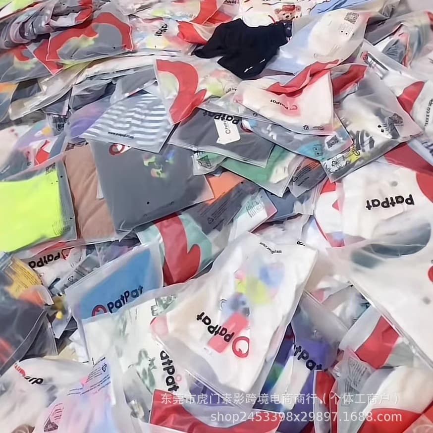 PatPat Kids Brand Export Mix Boys and Girls Children's Clothing Assorted Stock Clearance Sets Factory Wholesale
