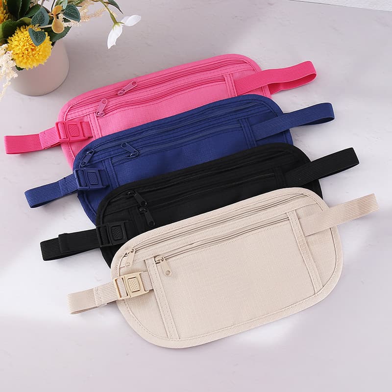 Body-Hugging Sports Bag Anti-Theft Passport Pouch Stealth Phone Waist Pack Outdoor Running Ultra-Thin Phone Pocket