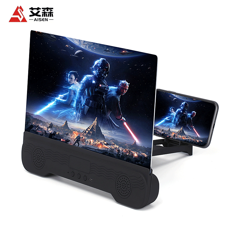 K9 Audio Phone Screen Magnifier 14-inch Screen Amplifier 6D Magnifier Ultra HD Screen High-Definition Stereo Sound