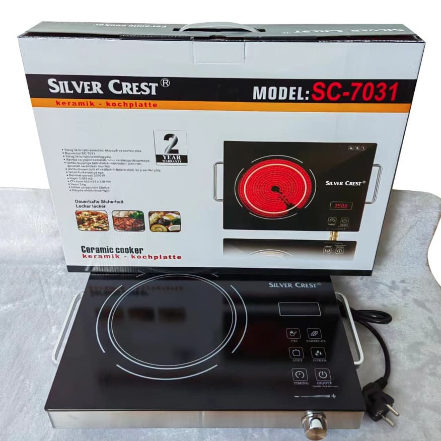 110V220V Export Electric Ceramic Stove Induction Cooker Stir-fry Hot Pot Electric Cooker Smart Boiling Electric Heater Factory Direct