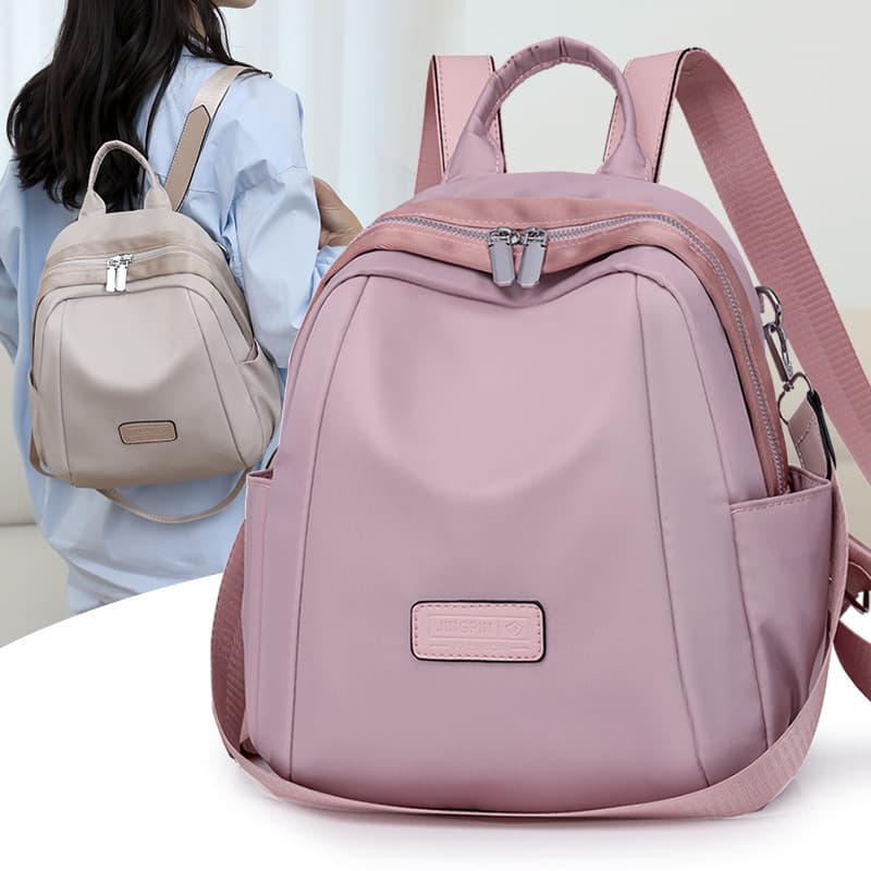 2025 New Women's Backpack Casual Commuter Bag Large Capacity Lightweight Handbag Shoulder Bag College Student Schoolbag