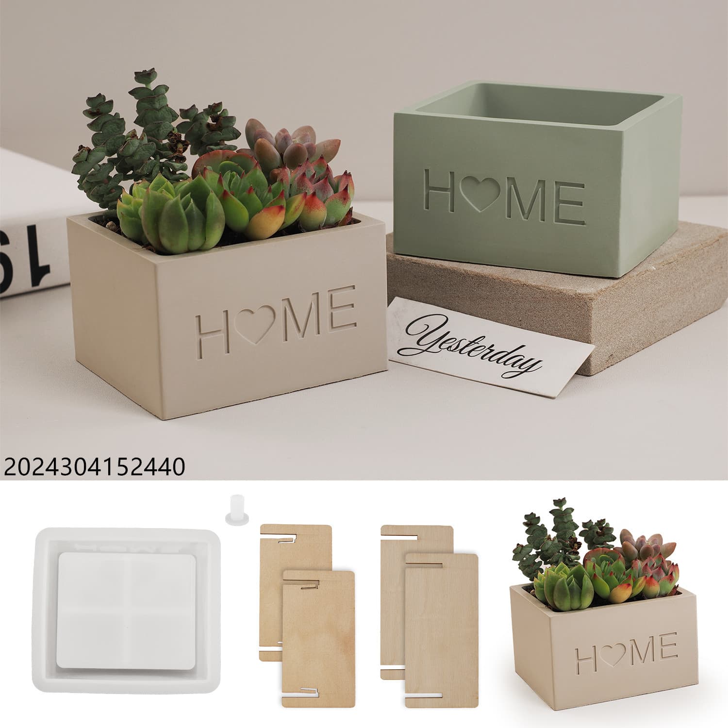 diy crystal glue cement cup home flowerpot jar gypsum candle cup ornament mirror silicone mold