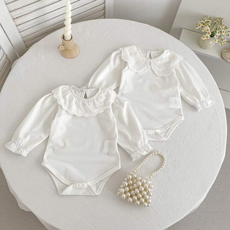 Newborn Baby Onesie Autumn Long Sleeve Infant Bodysuit Base Layer Top Solid Color Romper