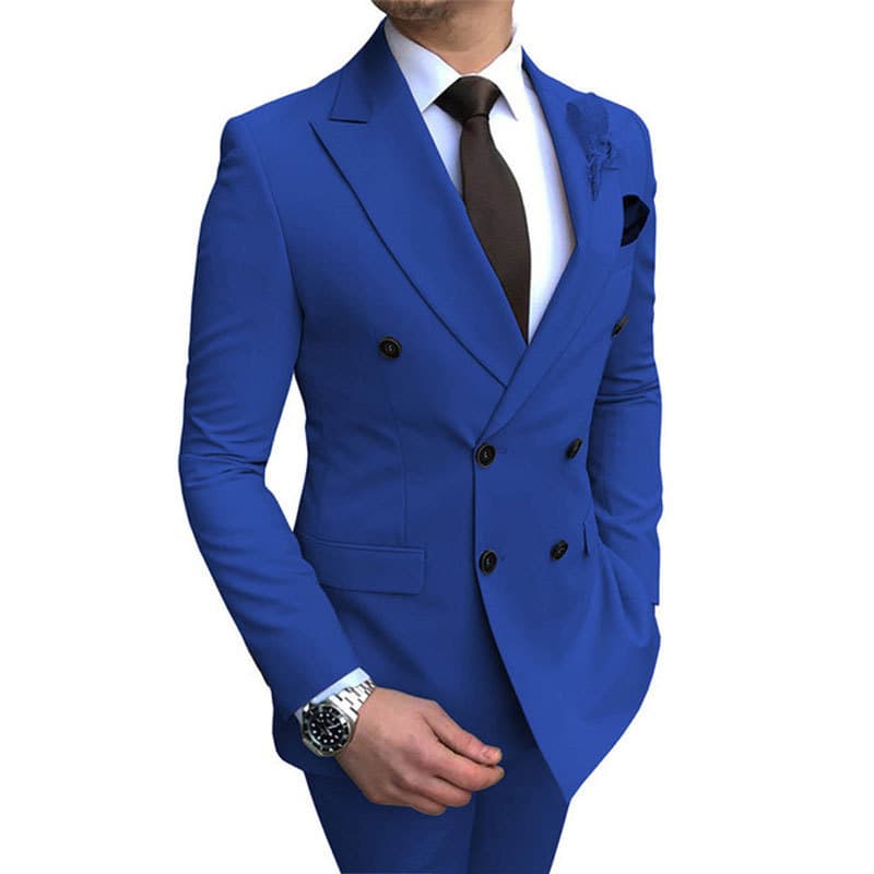 Wedding groomsmen suit business casual suit two-piece suit groom groomsmen wedding banquet suit men summer