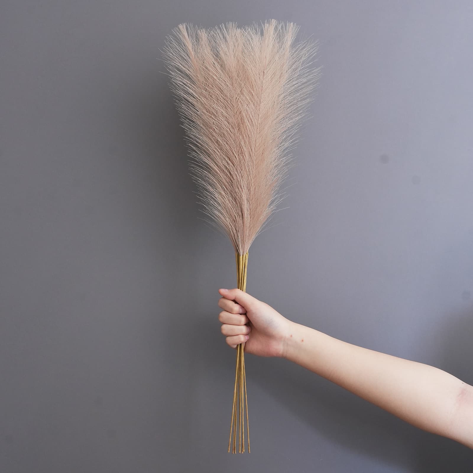 Cross-border Amazon Ins-style Artificial Pampas Grass, Foxtail Grass, Window Decoration, Simulated Fireworks Reed
