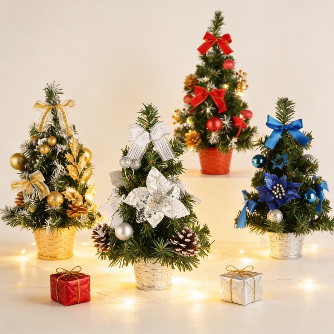 Christmas Tree Decorations Santa Claus Doll Snowman Elk Figurines Ornaments For Home Office Culture Xmas Tree Decor