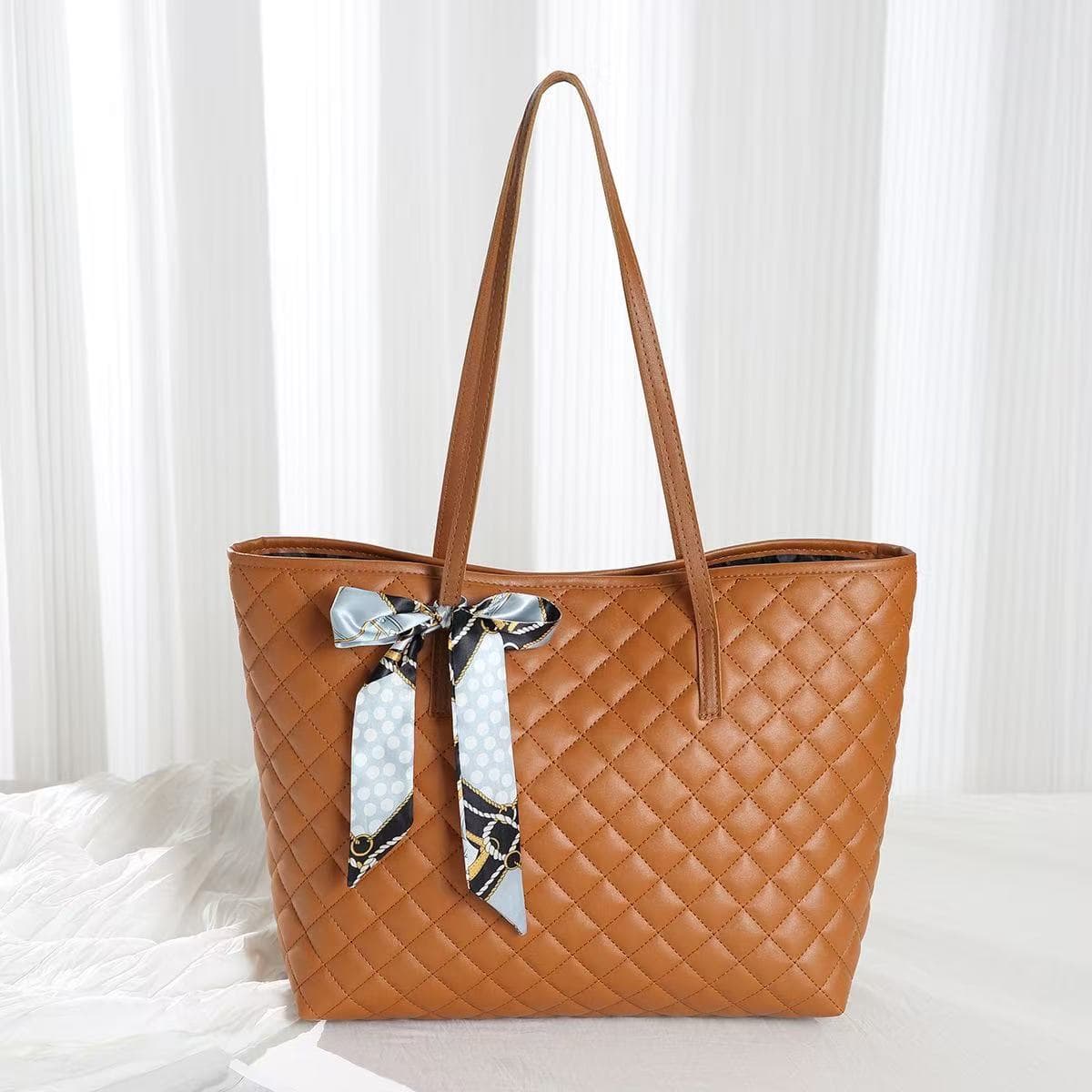 Tote Bag Large Capacity Women 2026 Big Hand Bag Diamond Quilted Handbag Textured Mom Bag Shoulder Bag