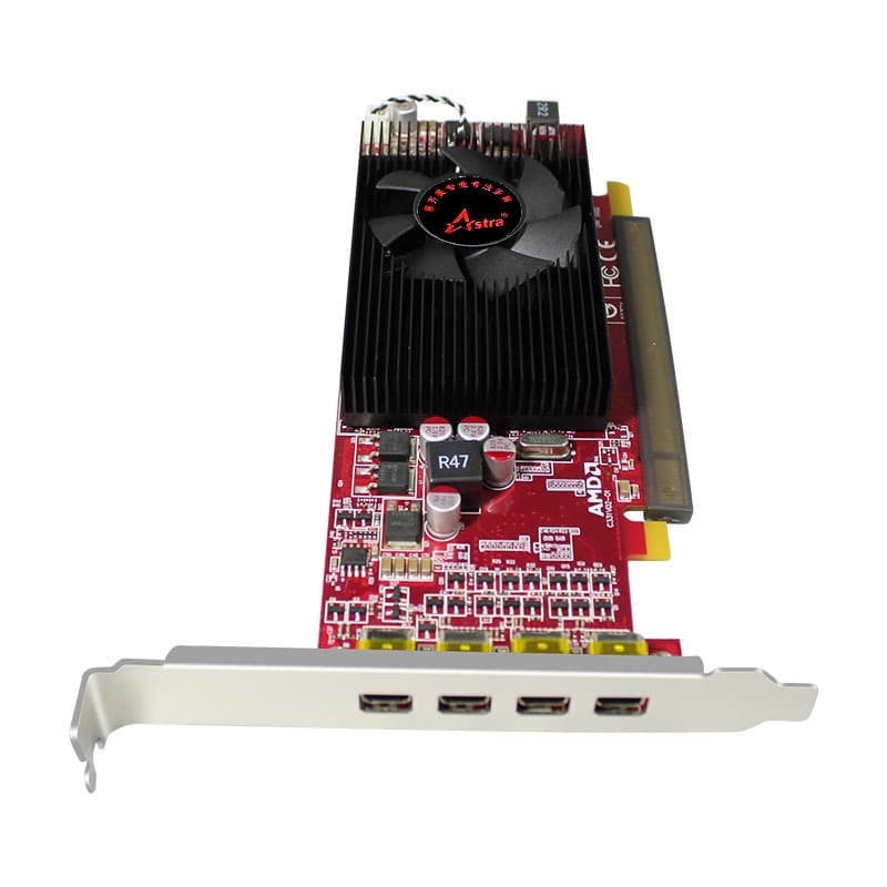 Xingqimei Multi-Screen Graphics Card HD6570 Mini DP 4-Screen Stock Trading Office Projection Split-Screen Splicing Advertising