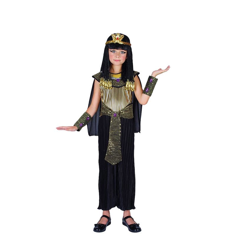 Halloween Cosplay Arabian Princess Costume for Girls, Egyptian Little Queen Princess Costume