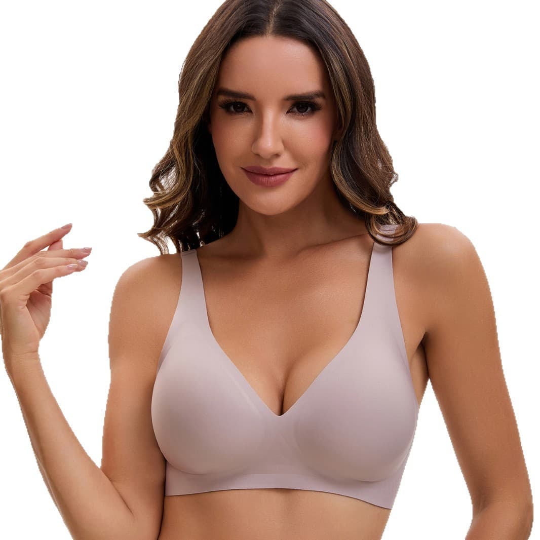Cross-border Export Hot Selling Women's Seamless Wire-Free Comfort Full Cup Bra, Amazon Best Seller In Stock