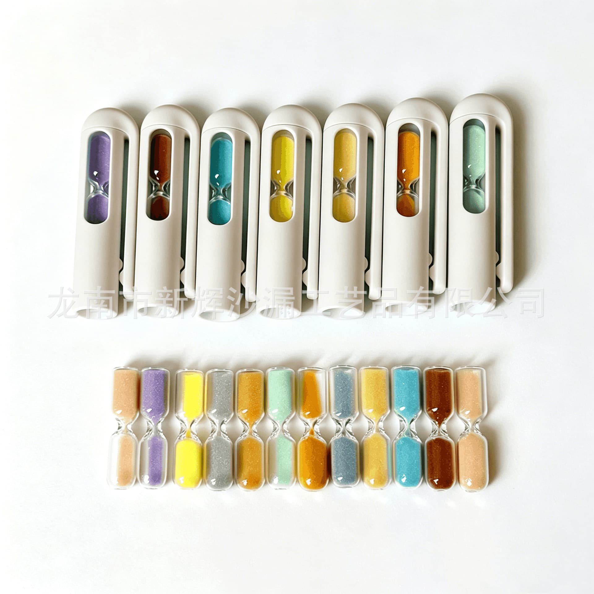 Hourglass Pen Accessory Hourglass Keychain Drift Bottle Jewelry Pendant Accessory Mini Hourglass Inner Tube Decoration Wholesale