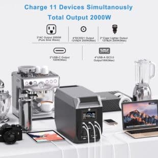 solar generator 2000W Outdoor Portable Energy Storage Power