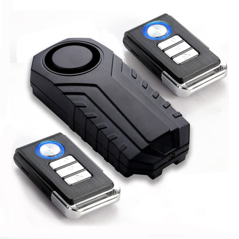 Bike Alarm with Remote 113db Wireless Vibration Motorcycle