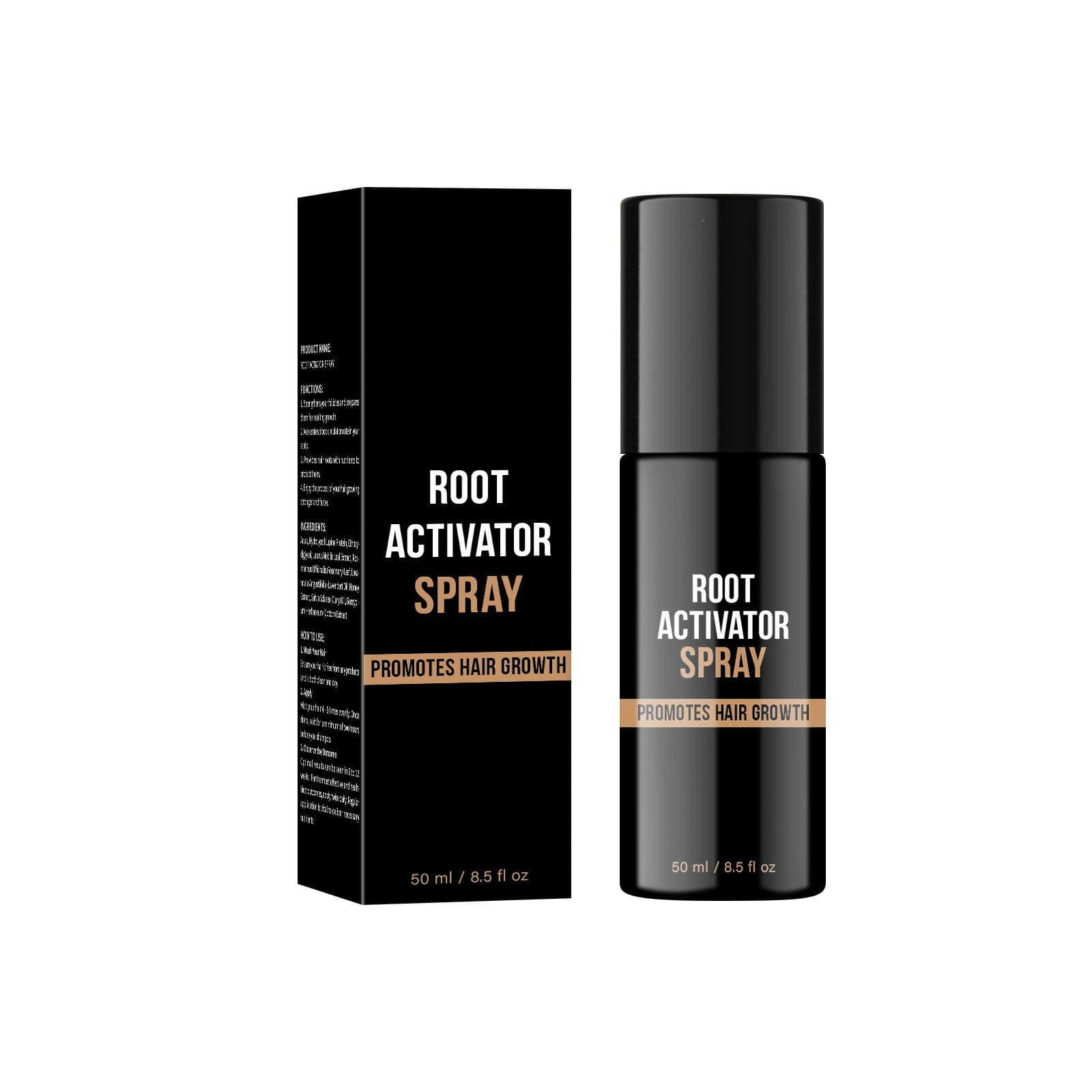 Hair Care for Dense and Shiny Hair, Deep Scalp Care for Black, Thick, and Strong Hair, 50ml