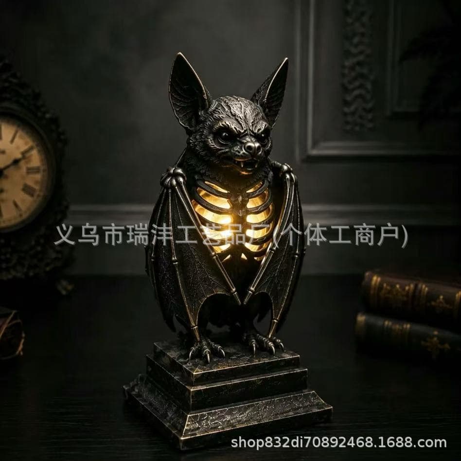 Cross-border new Gothic Bat Skeleton Ambient Lamp Gothic Bat Skeleton Ambient Lamp