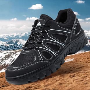 2026 New Hiking Shoes Trendy Versatile Men's Sports Shoes Mesh Breathable Men's Shoes Work Safety Shoes Factory Direct Wholesale