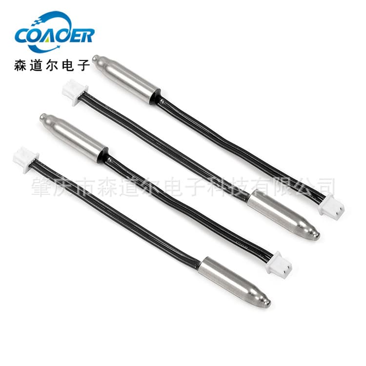 Precision Bullet-Shaped Temperature Sensor, Smart Home Thermistor Temperature Probe, NTC 10K3950 with 1% Accuracy