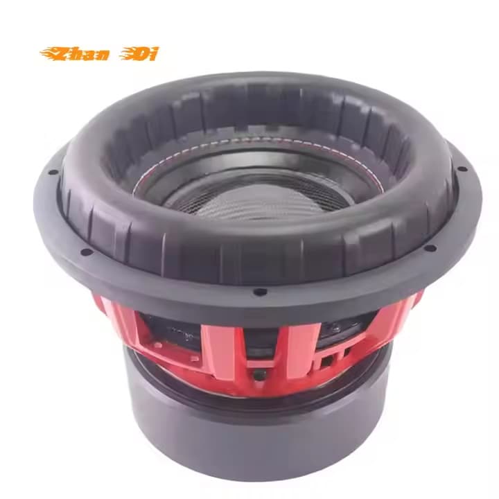 12-Inch Dual Voice Coil Subwoofer 2000W Triple Magnet Carbon Fiber Cone Aluminum Subwoofer